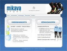 Tablet Screenshot of mikavasport.fi